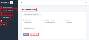 AI360 Studio Dashboard